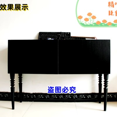 家宜贝达柜子脚抬高加高黑色储物实木腿茶几腿电视柜腿Z书拉克桌