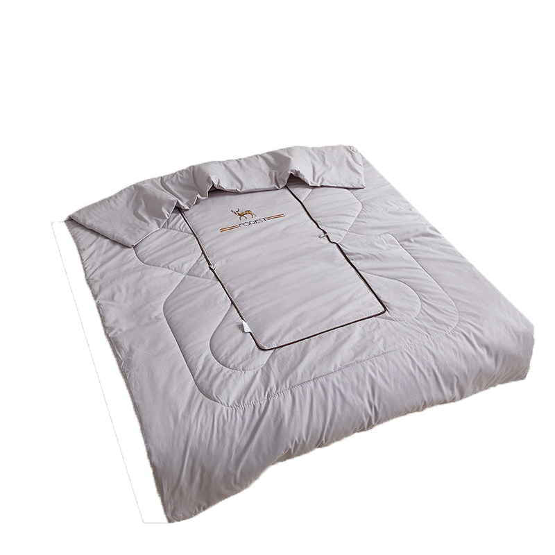 抱枕被子两用车用纯棉二合一办公室E一体午睡可折叠卡通靠垫被四