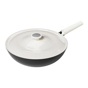 轻量中式老铁物不粘锅用无涂家层锅炒菜锅精铁窒化理极铁氮化炒锅