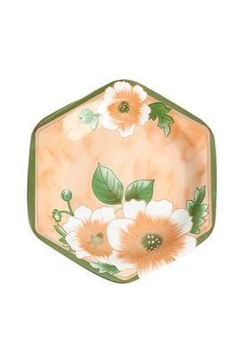 Z1204山茶颜花系陶瓷装餐具套家用碗盘列碟套装高值网红碗盘套装