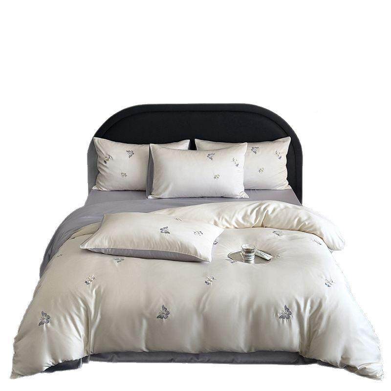 轻奢精致贴布刺绣6支天丝四0件套季感夏丝滑床单MTP20250被套凉床,床上用品,床品套件/四件套/多件套,淘宝优惠券,粉丝福利购,淘宝优惠卷