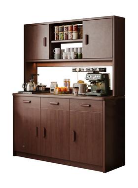 实餐边柜靠墙一体酒柜茶子C75DC75水柜客厨房橱柜厅置木物柜储物