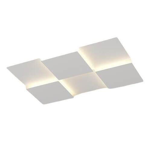 2023新款现代简约长方形客厅灯几何卧室吸顶灯奶油风LED卧室灯具