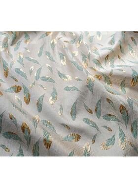 金丝羽女毛浮布雕QZ3124高级感料束经典装茶歇连衣裙春秋轻熟风花