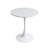 2119 W山 雪白 劳伦餐黑金 轻奢岩板桌办公休闲