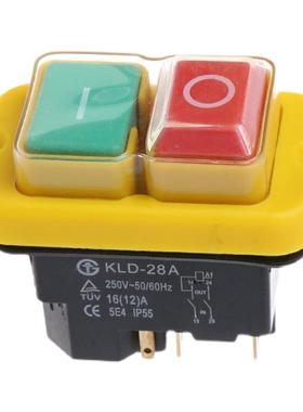 KDL28搅拌机红开关切片机/刨机磁力按钮K肉LD-28A/KJD17/绿D无品