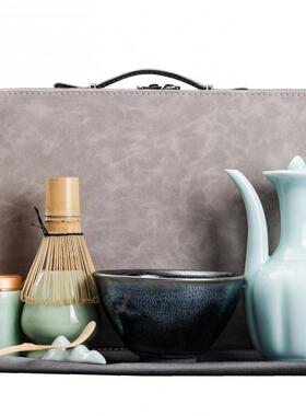 宋代点器具套抹茶筅dat066点茶粉装径建盏茶具百茶本立送茶粉陶茶