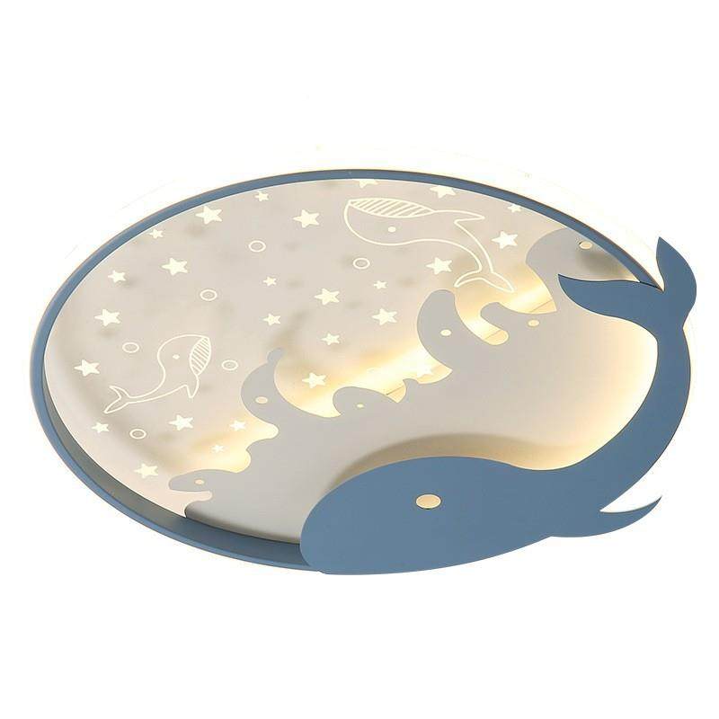 卧室吸顶灯代北欧孩创意个鱼性鲸男孩VNC女房间灯现简约儿童房led,家装灯饰光源,客厅吸顶灯,淘宝优惠券,粉丝福利购,淘宝优惠卷
