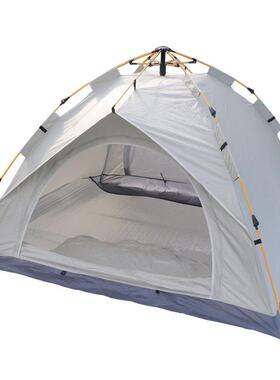 EHY工现货野户外营帐篷2-3-厂4人全自动篷速帐开防晒露营帐篷天幕