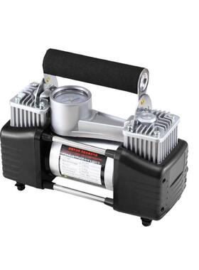 汽车577车带灯气泵能用轮胎双缸充气泵打载气泵家多功打气泵