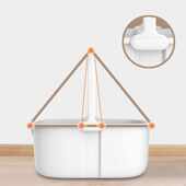 长方形加厚加长水桶家用吸水海绵平板拧水免手洗拖把清洁桶