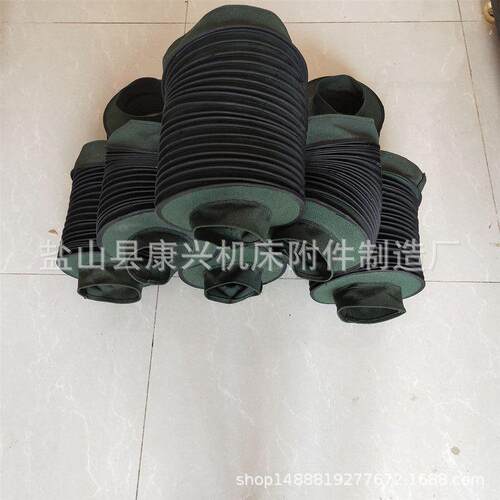 厂家大量缝制圆筒伸缩式油缸防护罩液压油缸防尘套圆形气缸防护套