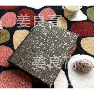 高档仿皮PU5寸埃及纹内阁皮雕相册皮相册手工相册5寸22张照片