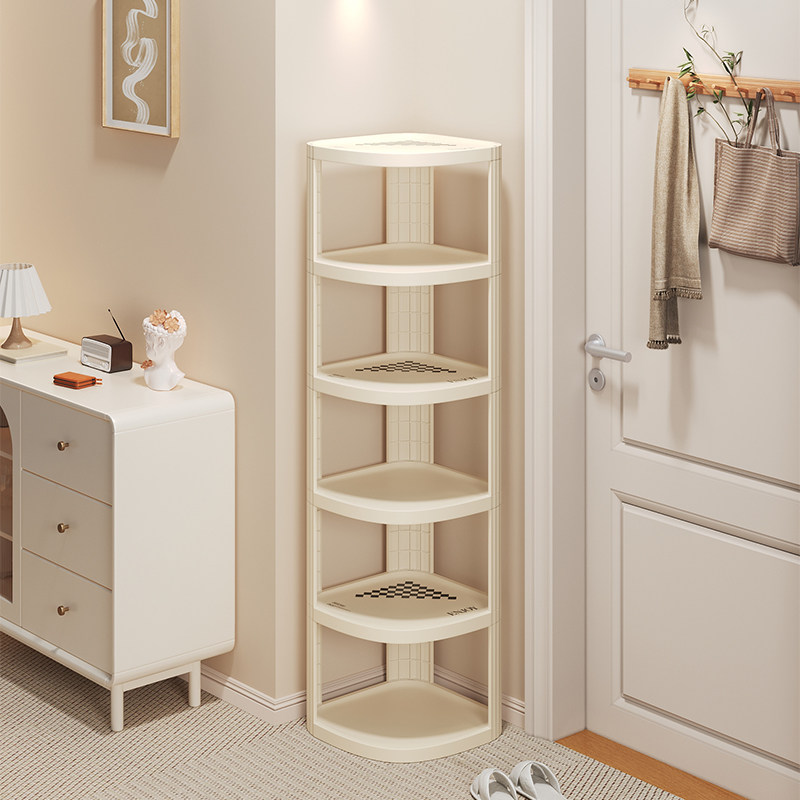 速发鞋架家用门口多层小型窄角简易入省门墙角三款鞋架宿舍塑料户