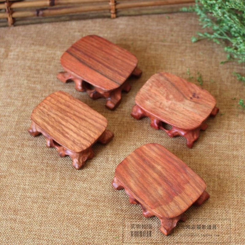 速发复古迷你小桌子小木墩家居摆助拍化妆品摄影道具拍图辅件背景