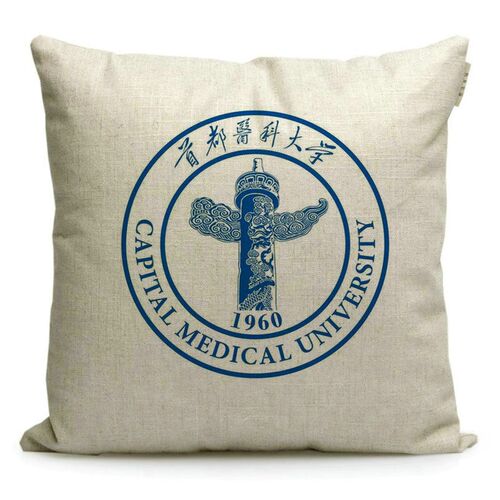 速发首都医科大学纪念品毕业礼品学生靠垫沙发靠枕午休抱枕