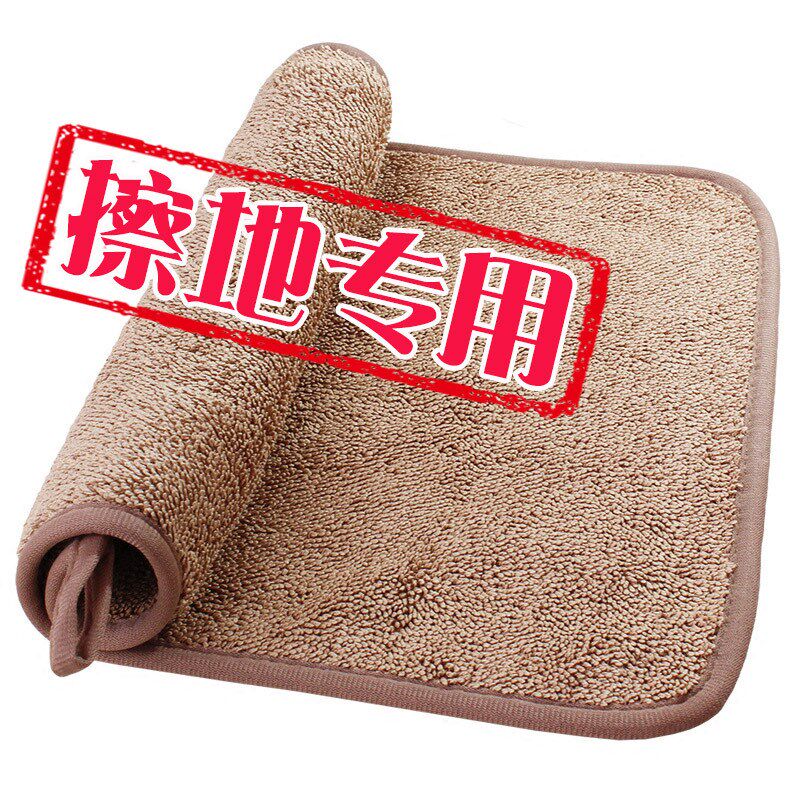 速发擦地大抹布木地板地砖清洁拖掉吸水不驰毛拧丝绒拖把替换夹布