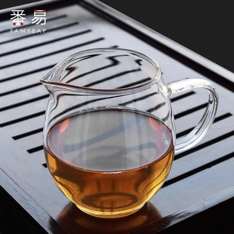 速发一件包邮/杯过/玻璃/公道杯A器J50-功夫茶分茶1子滤高档公道
