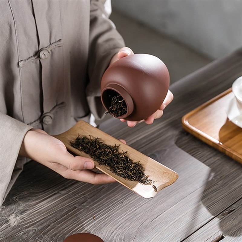 速发Y0E紫Z砂迷你便携茶叶罐小式小号中茶仓醒茶罐散装家用茶罐茶