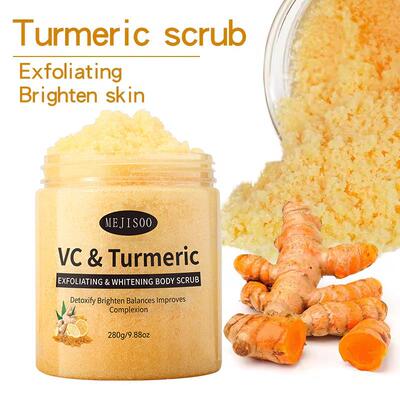 VC & Turmeric Exfoliating & Whitening Body Scrub姜黄磨砂膏