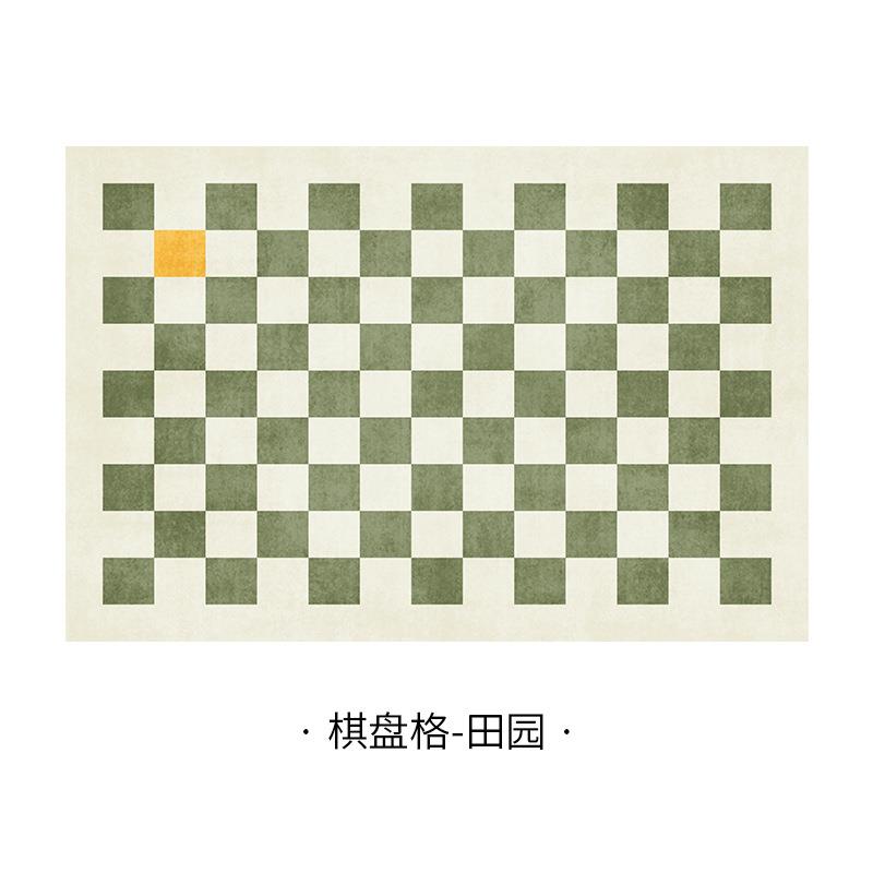 棋65182280格盘地毯垫客床厅整地铺卧室现代简约房间床边茶几垫沙