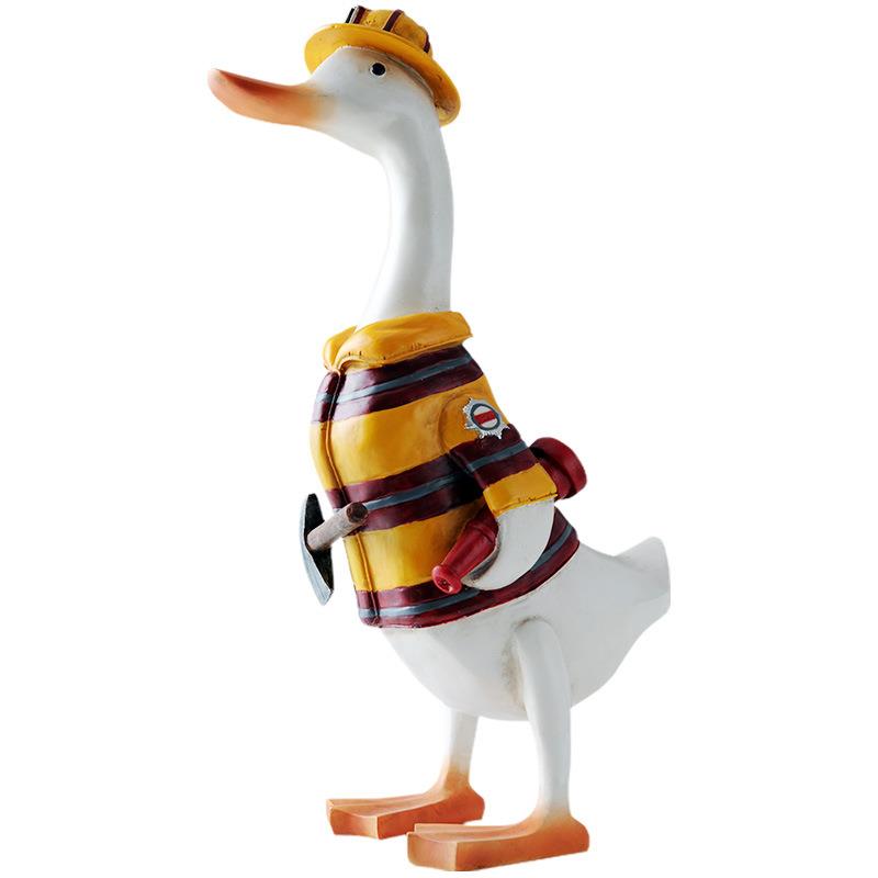 园鸭桌装面摆件儿QKD1826童房电视酒柜田办公室书柜房饰品新房乔