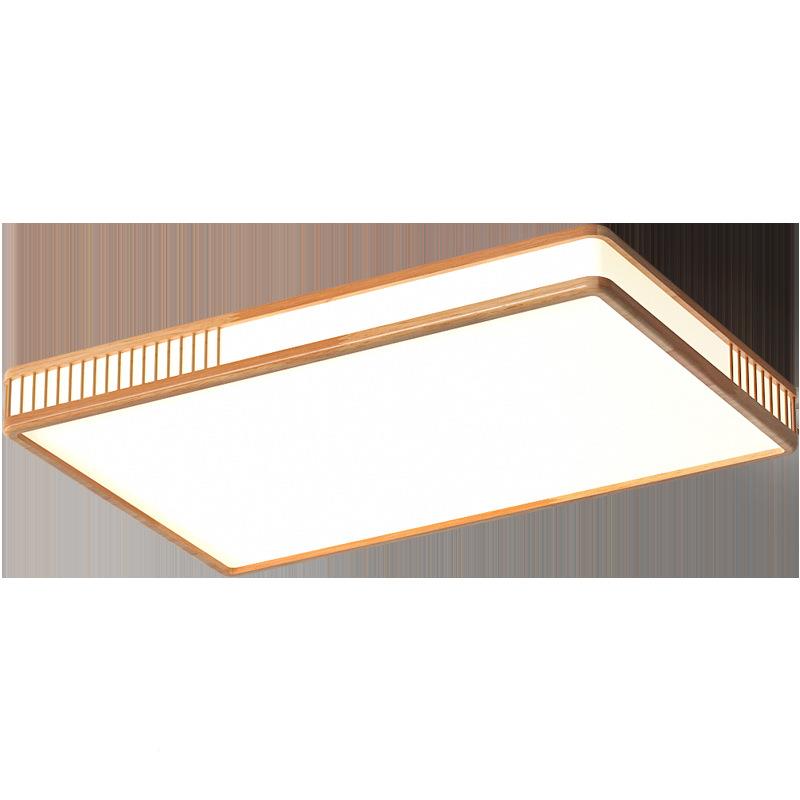 北欧实木客020厅过吸顶木艺房间书房阳台木道灯日式原灯主卧室LED