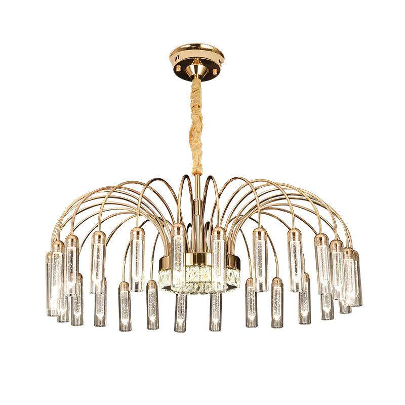 欧式水晶灯客厅吊灯酒店卧室别墅复式枝型吊灯金色轻奢水晶吊灯,家装灯饰光源,智能吊灯,淘宝优惠券,粉丝福利购,淘宝优惠卷