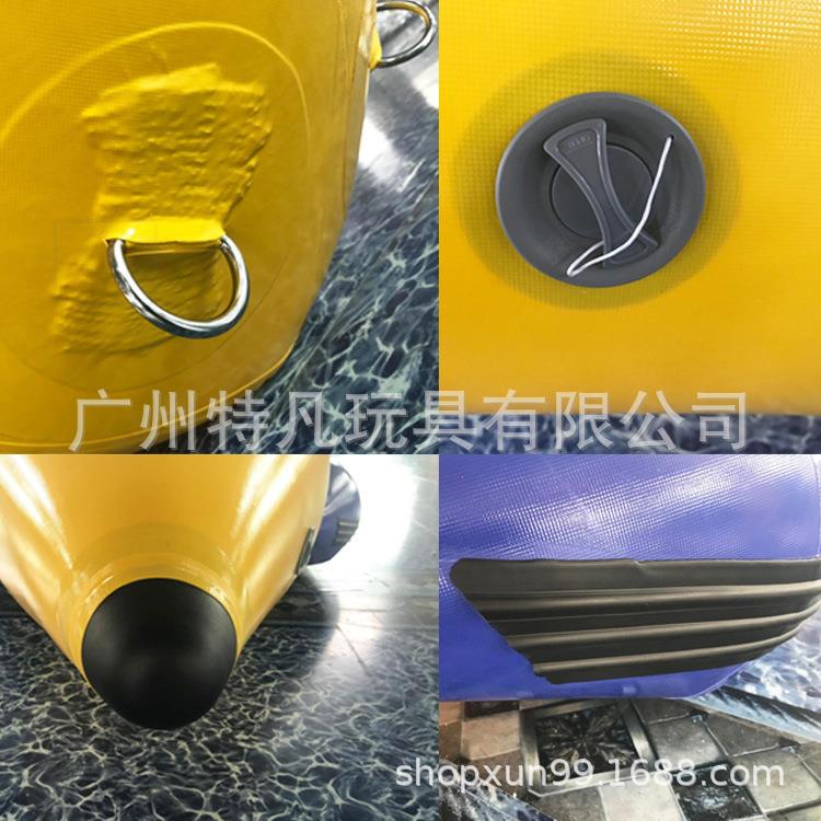 水上充气香蕉船水上飞鱼水上PVC儿童成人月亮船PVC漂流船
