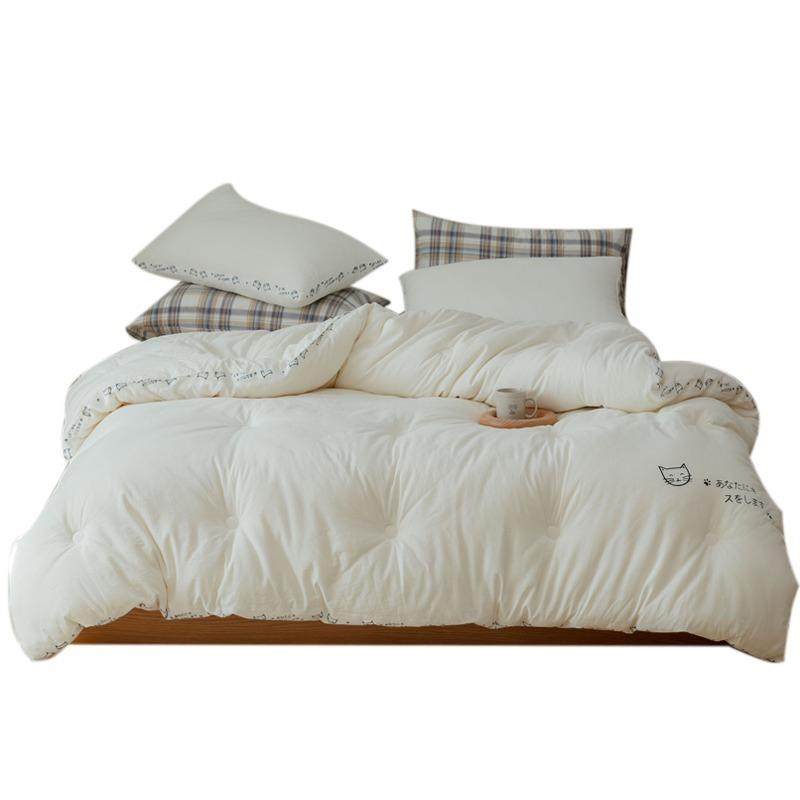 棉被子冬被大豆纤维母婴级被芯秋冬宿舍单人冬季加厚保暖四季,床上用品,化纤被,淘宝优惠券,粉丝福利购,淘宝优惠卷