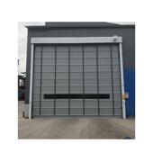 堆积门搅拌站水泥厂大型车间自动感应防尘快速门pvc快速堆积门