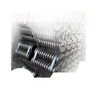 机械焦化厂三联缓冲托辊不易磨损橡胶圈三联托辊三连托辊