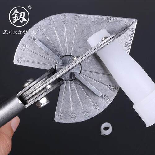 供应福冈工具多功能角度剪刀45度90度多用折边钳木工线槽剪