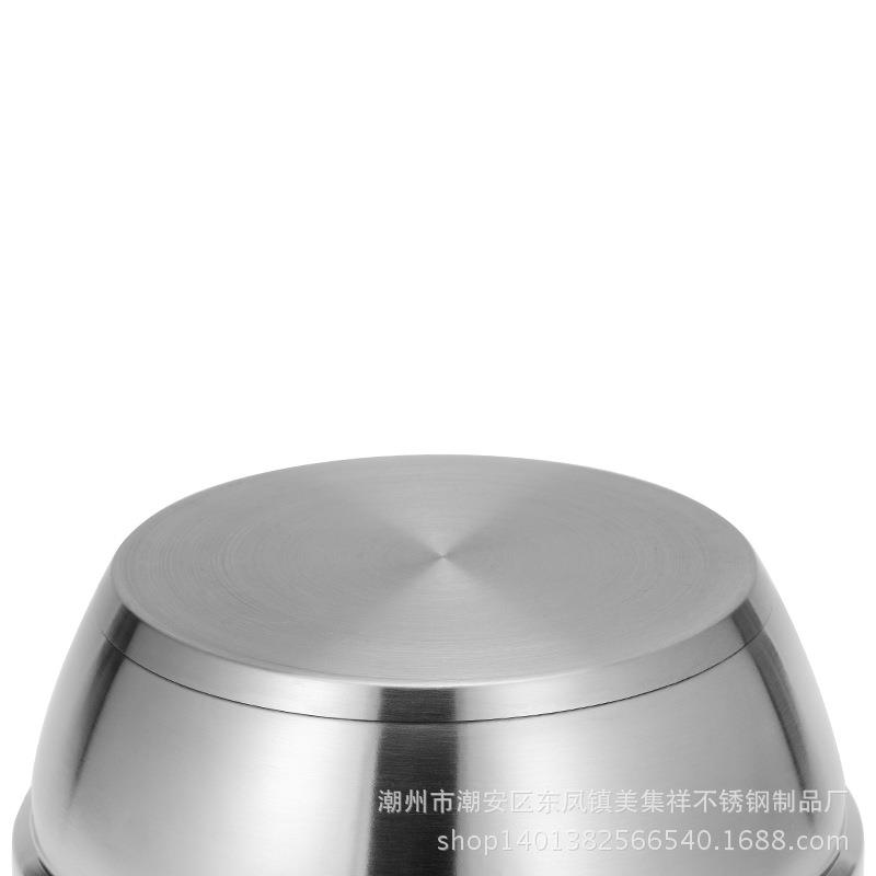 厂家不锈钢蒸锅复底304蒸汤锅30cm家用双层三层电通用磁炉汤锅