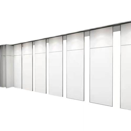 智能活动隔音电动隔断墙全自动铝合金移动高隔断屏风折叠门