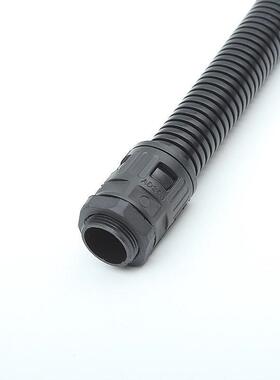 厂家直销奔龙AD10*100米黑色塑料管PP塑料波纹软管电线护套波纹管