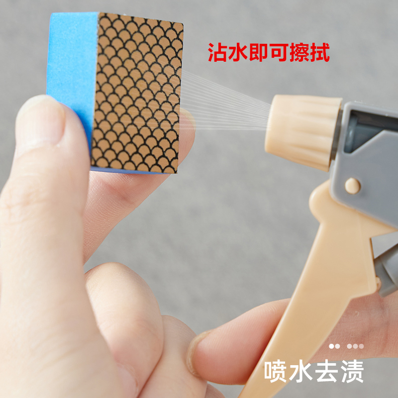 现货速发镜面玻璃洗护海绵擦厨房瓷砖镜子水垢去污清洁神器魔力海
