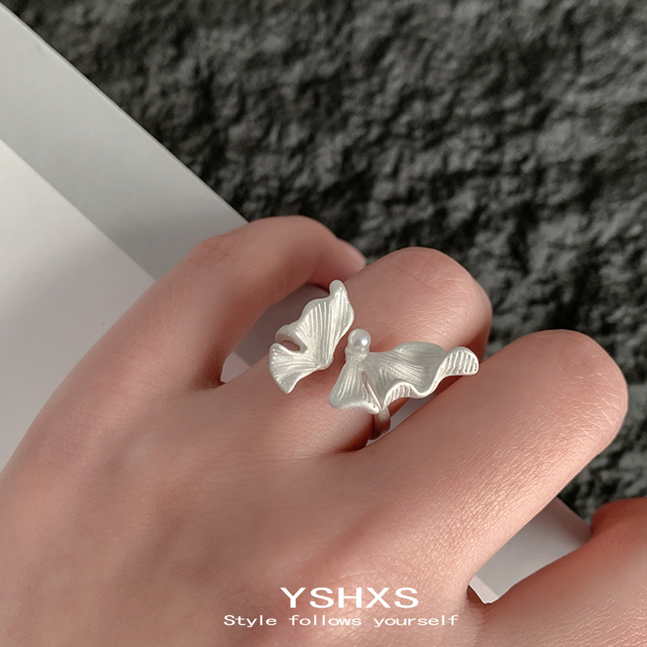 银白色蝴蝶不规则戒指女开口可调节小众时尚百搭高级感冷淡风指环,饰品/流行首饰/时尚饰品新,戒指/指环,淘宝优惠券,粉丝福利购,淘宝优惠卷