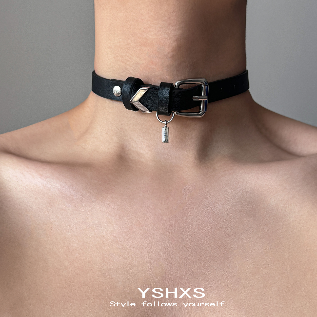YSH原创设计锁骨链小众颈带项圈