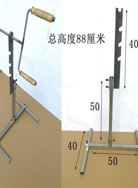 简易户外可拆装不锈m钢工字型烧烤网拍子烤羊腿乳猪支架烤全羊架