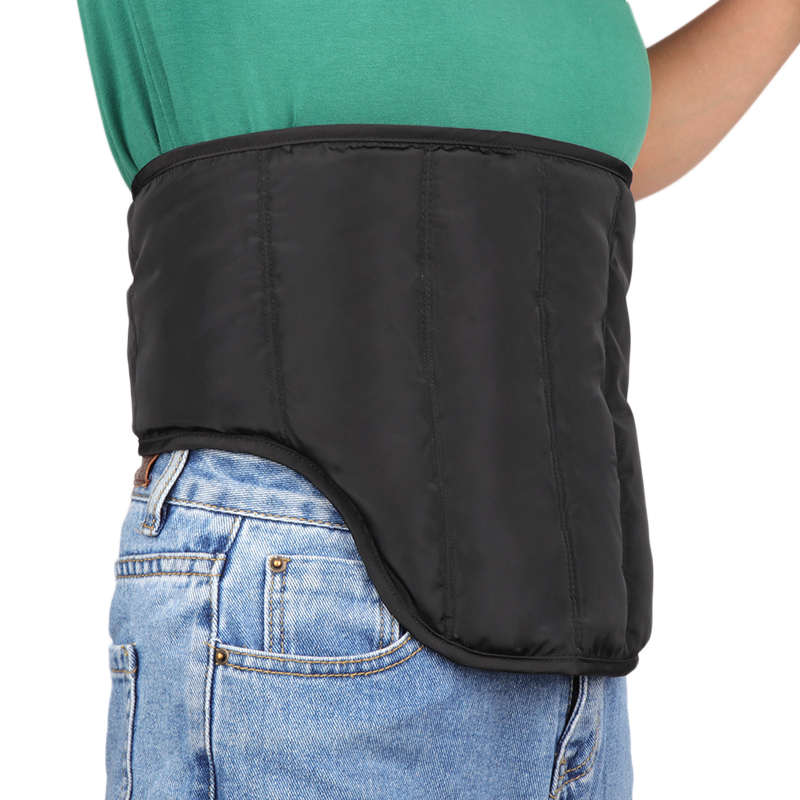 羽绒护腰带秋冬季腰间盘保暖男女加宽护胃加大护肚子肚围神器防