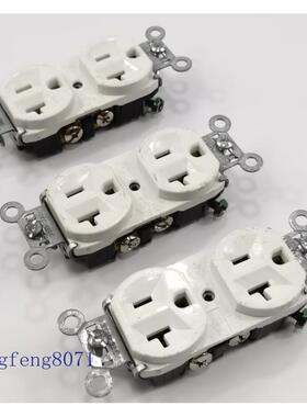 原装进口美国PS电源插座  大电流20A125V美标座心  插铜片紧实