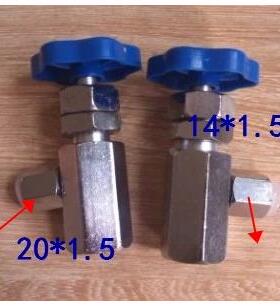 压力表开关KF-L8/14E KF-L8/20E 油压表开关阀M14*1.5和M20*1.5