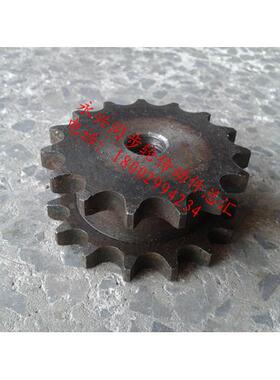 工业链轮 4分双单链轮 型号08B 4分15齿 节距12.7 两边各挂单排链