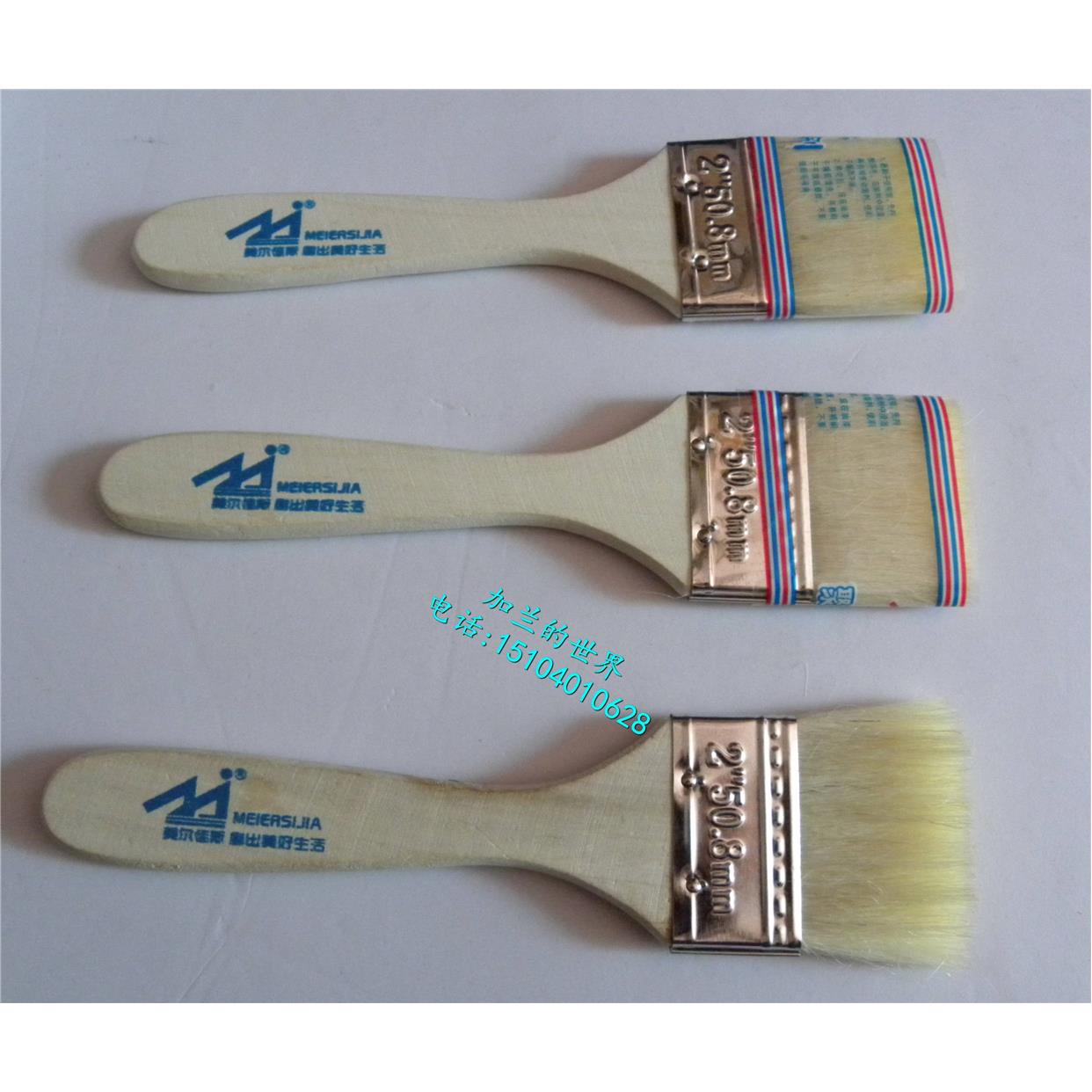 品牌羊毛刷1-2-3-4-5吋精制纯羊毛刷子调料刷除尘清洁刷聚酯漆刷