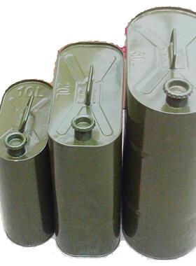 汽车汽油柴油桶汽车10升备用军绿色铁皮轿车10L20L油箱油桶30升