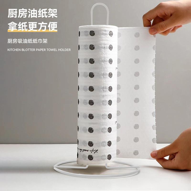 跨境直销铁艺纸巾架餐桌收纳餐巾架桌面便携卷纸架卫生间收纳架