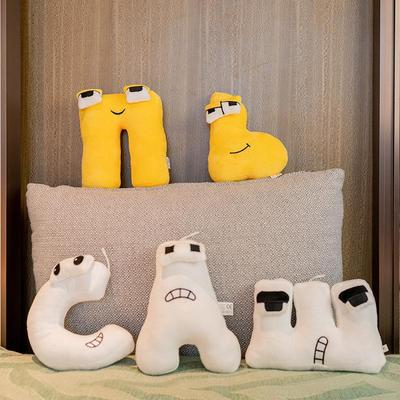 跨境俄文字母公仔 Alphabet Lore 毛绒玩具玩偶抱枕儿童字母