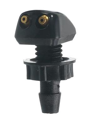 黑色2个装汽车前挡风玻璃喷水嘴 卡扣喷水嘴 雨刷直柱喷水器