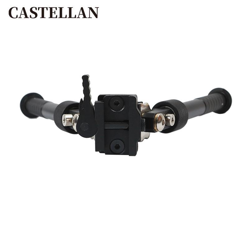 V8脚架战术两脚架60°旋转支架全金属20mm导轨支架狙击伸缩脚架